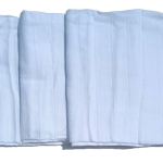 Pañal de algodón gasa blanco