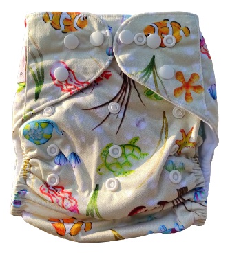 Pañal de bolsillo clásico peces 2