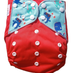 Pañal de bolsillo bicolor animal 1